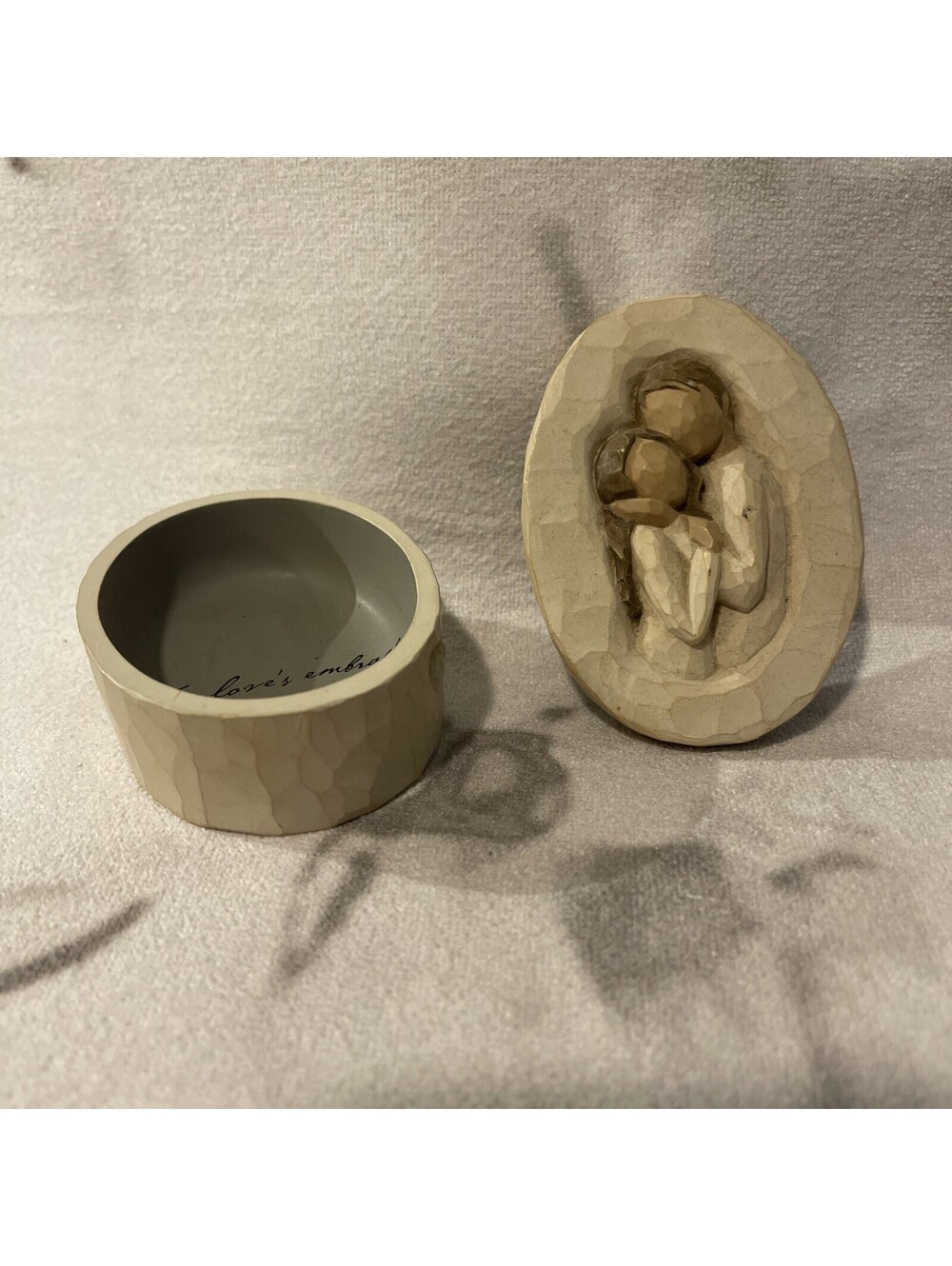 Willow Tree ~ Embrace ~ DEMDACO 2004 - Susan Lordi. Trinket Box. LR
